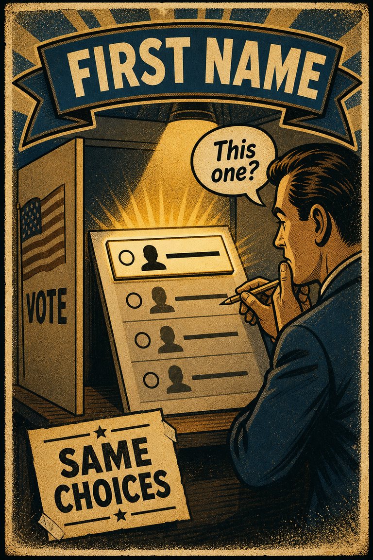 Poster illustration for Ballot order effect