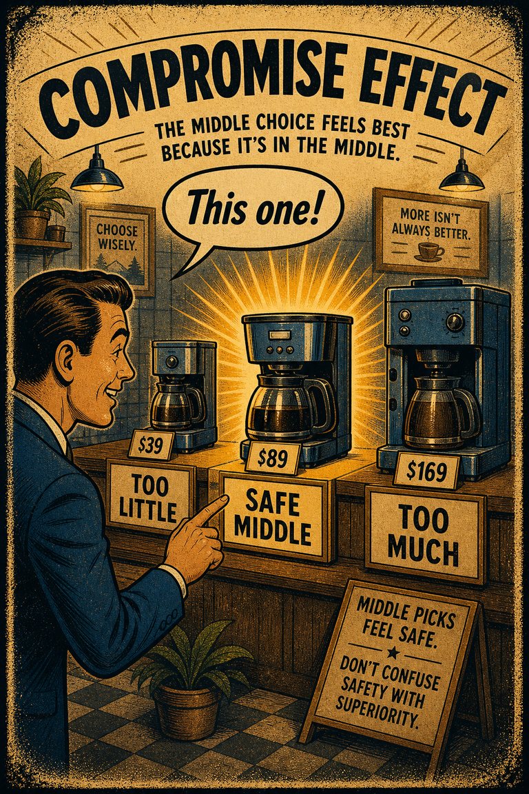 Poster illustration for Compromise effect