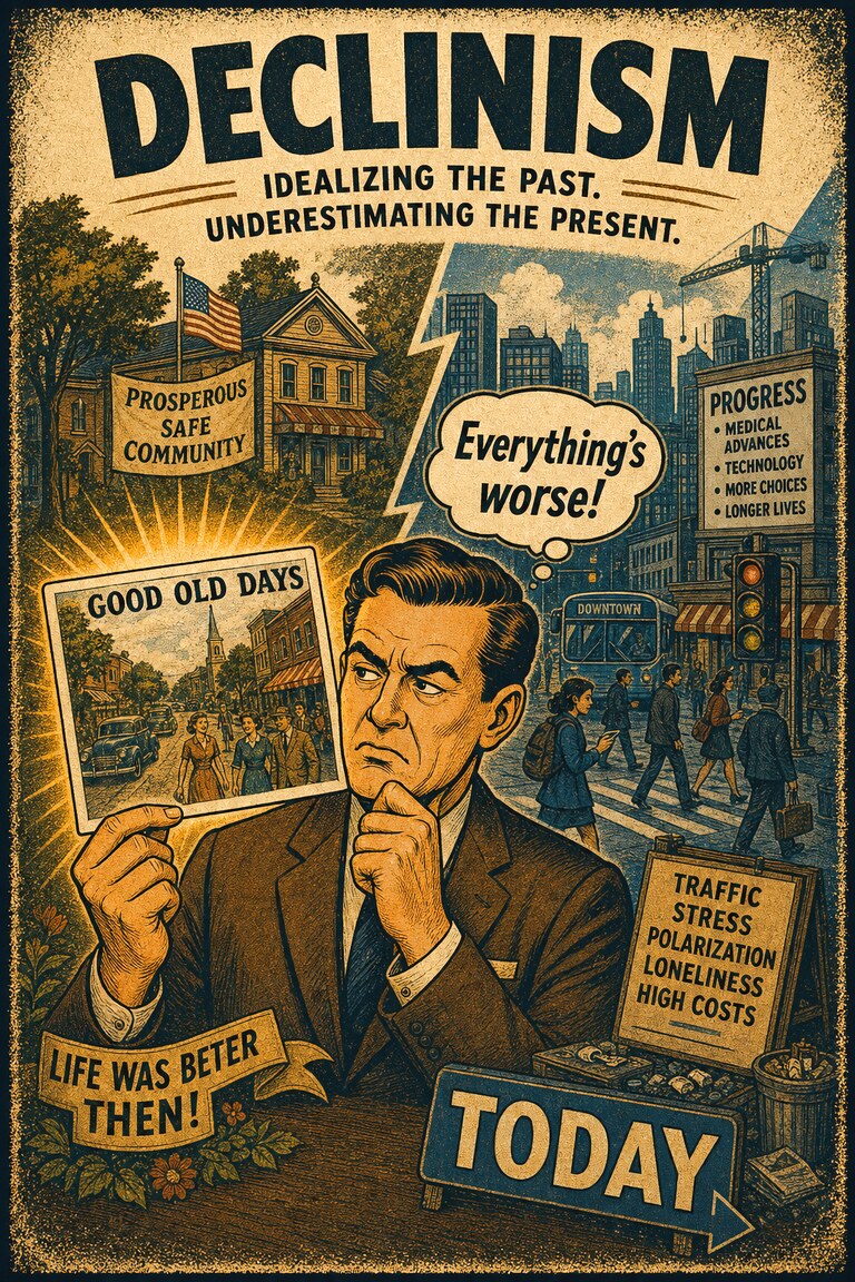 Poster illustration for Declinism