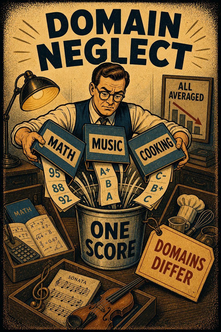 Poster illustration for Domain neglect