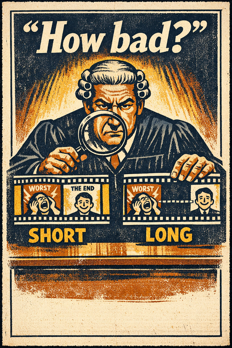 Poster illustration for Duration neglect
