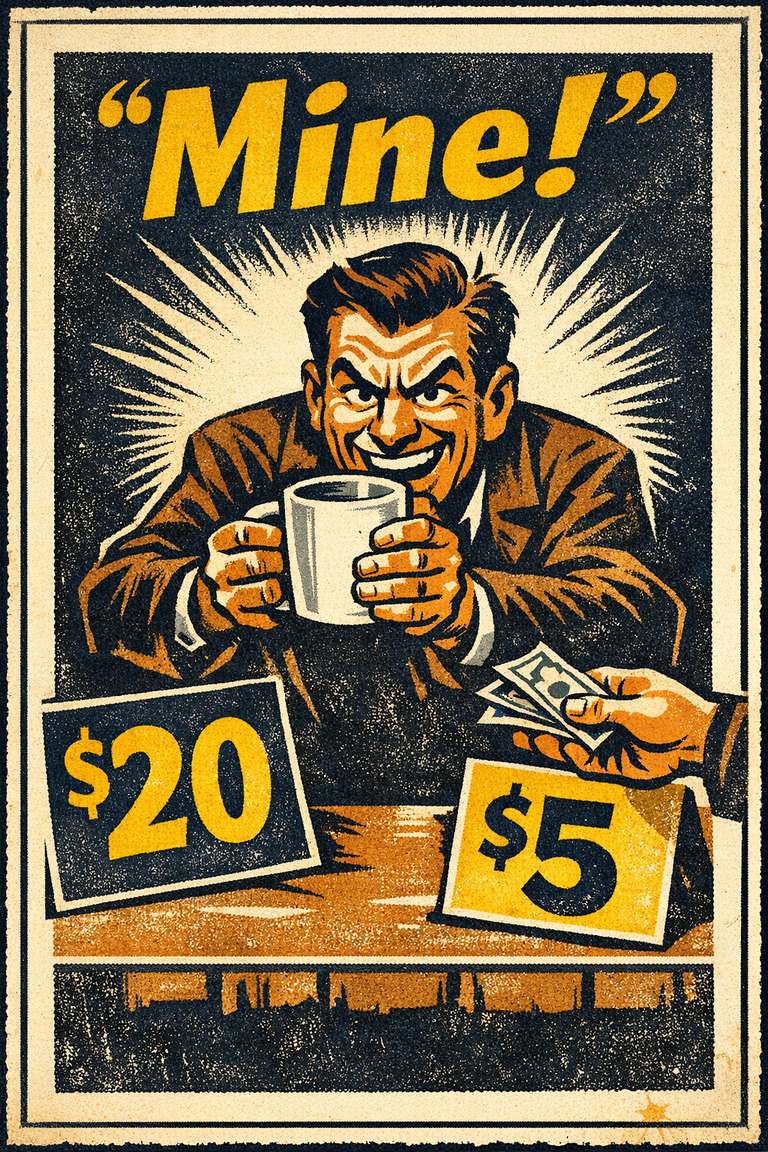 Poster illustration for Endowment effect