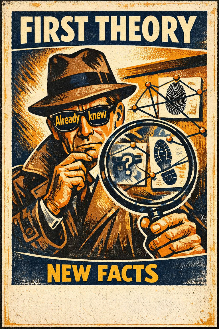 Poster illustration for False priors