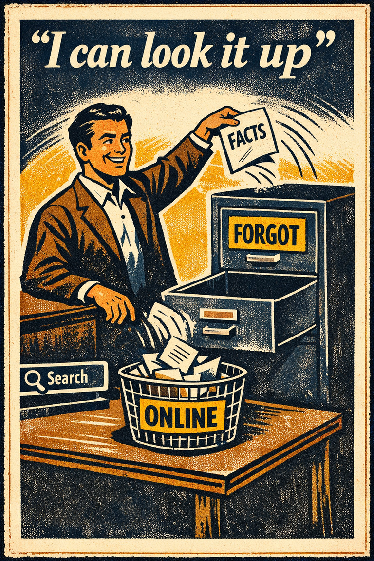 Poster illustration for Google effect