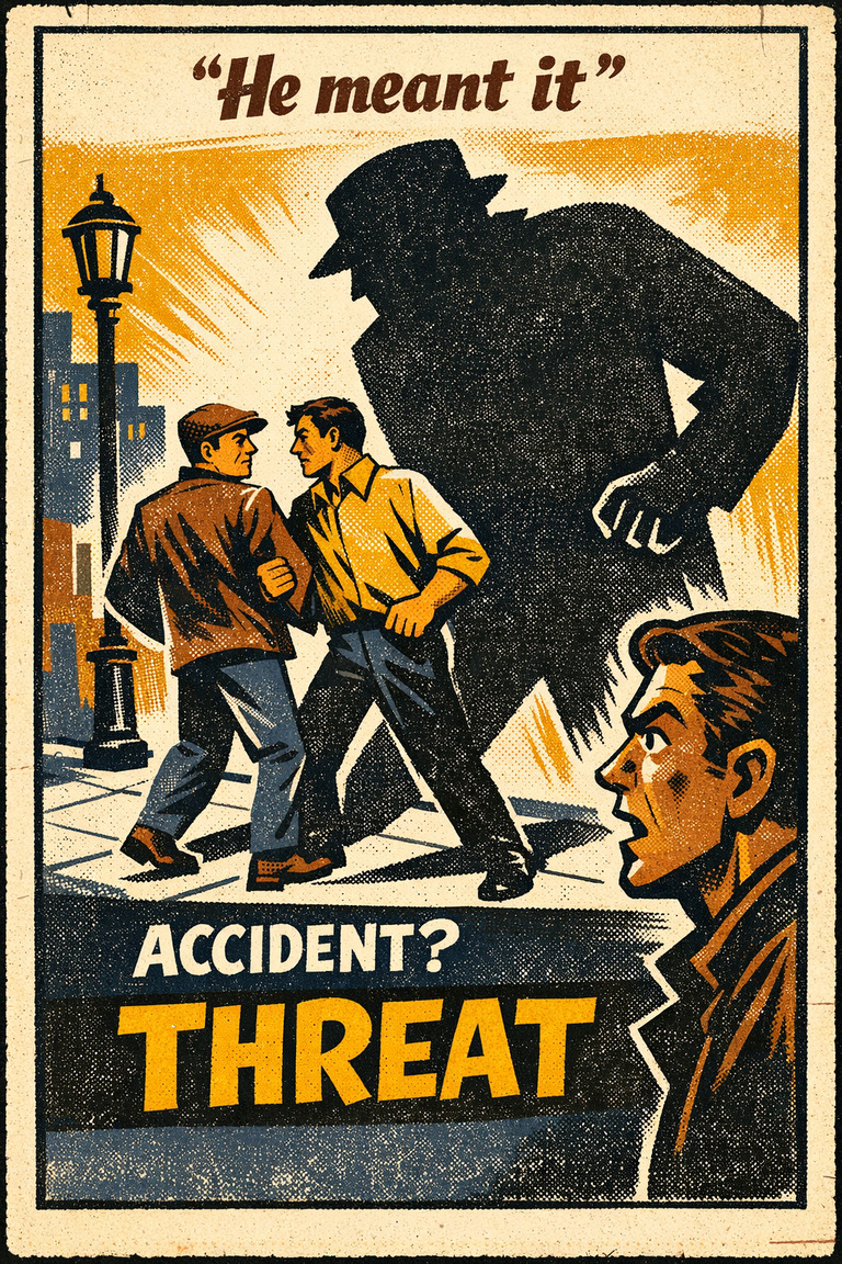 Poster illustration for Hostile attribution bias
