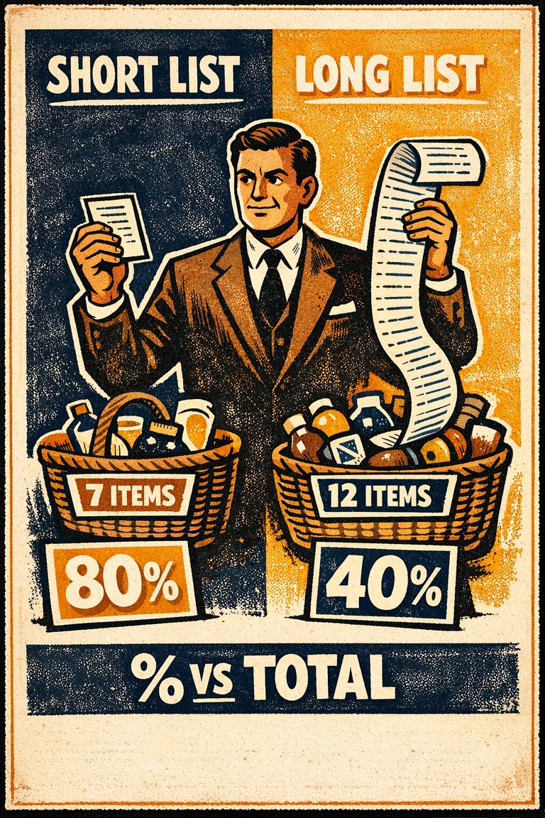 Poster illustration for List-length effect