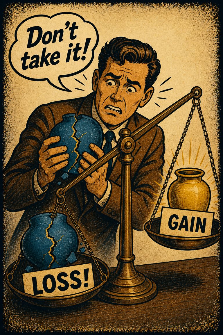 Poster illustration for Loss aversion