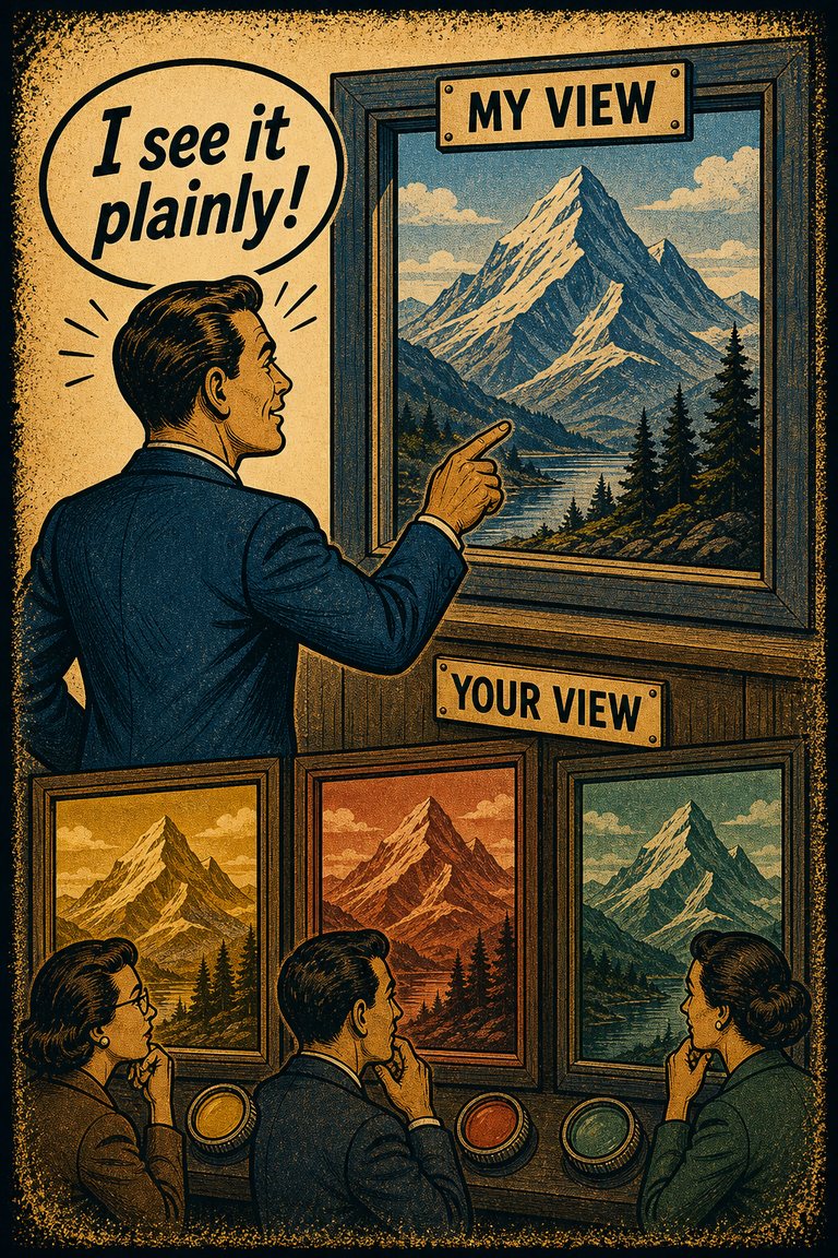 Poster illustration for Naïve realism