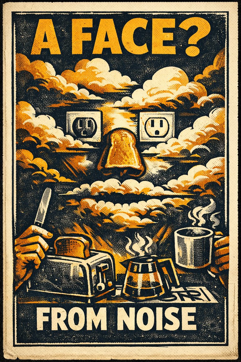 Poster illustration for Pareidolia