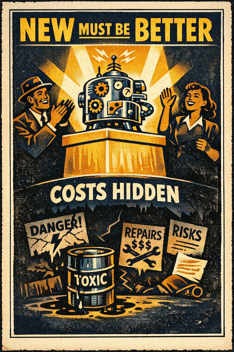 Poster illustration for Pro-innovation bias