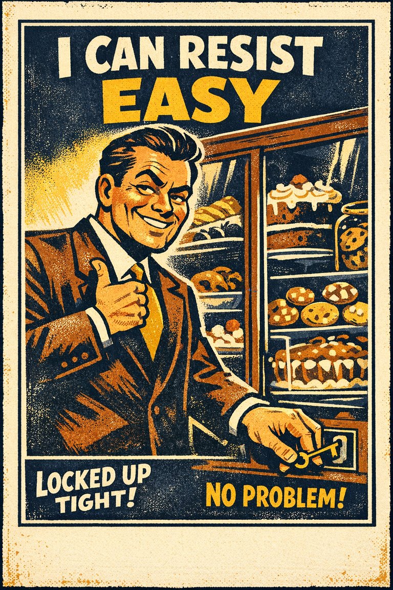 Poster illustration for Restraint bias