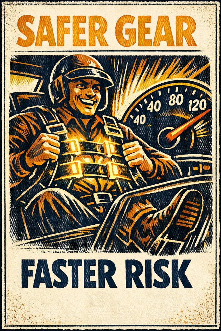Poster illustration for Risk compensation