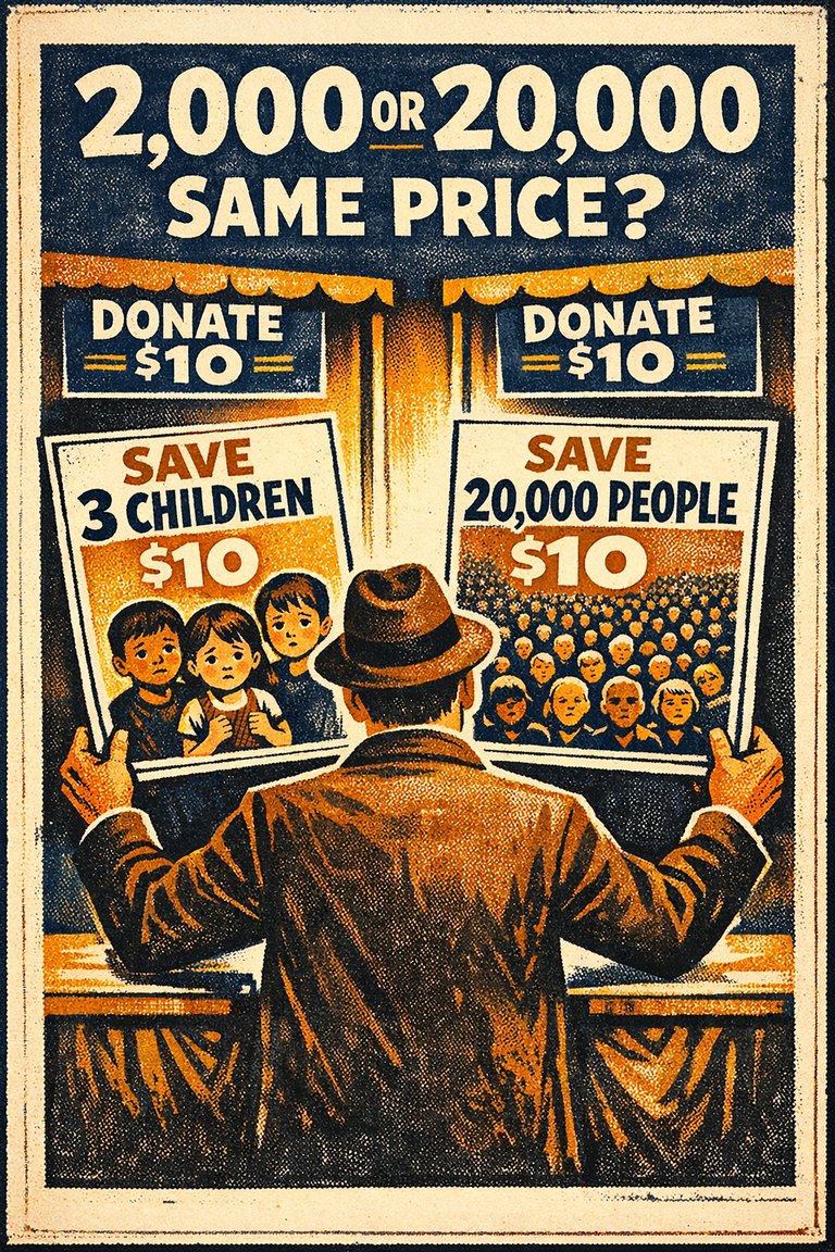 Poster illustration for Scope neglect