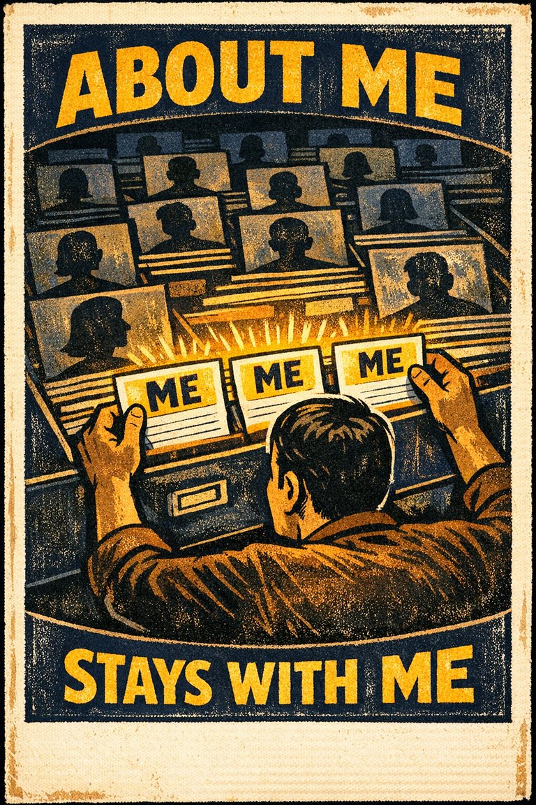 Poster illustration for Self-relevance effect