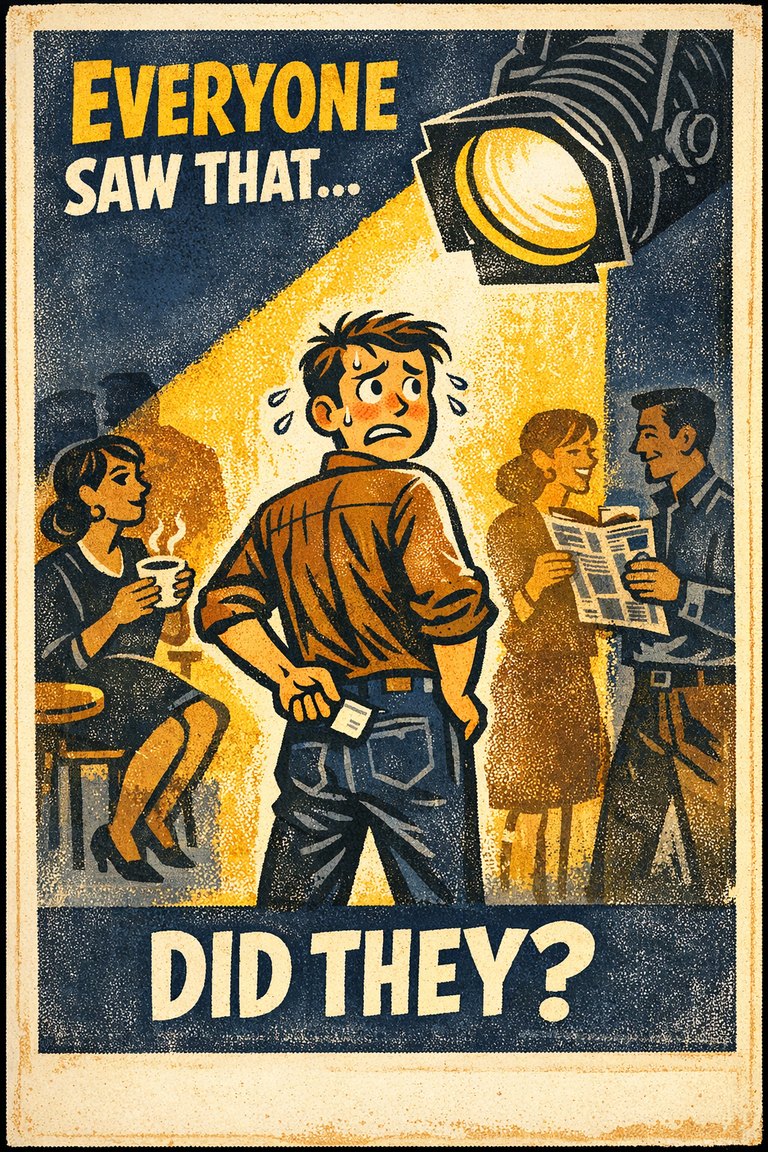 Poster illustration for Spotlight effect