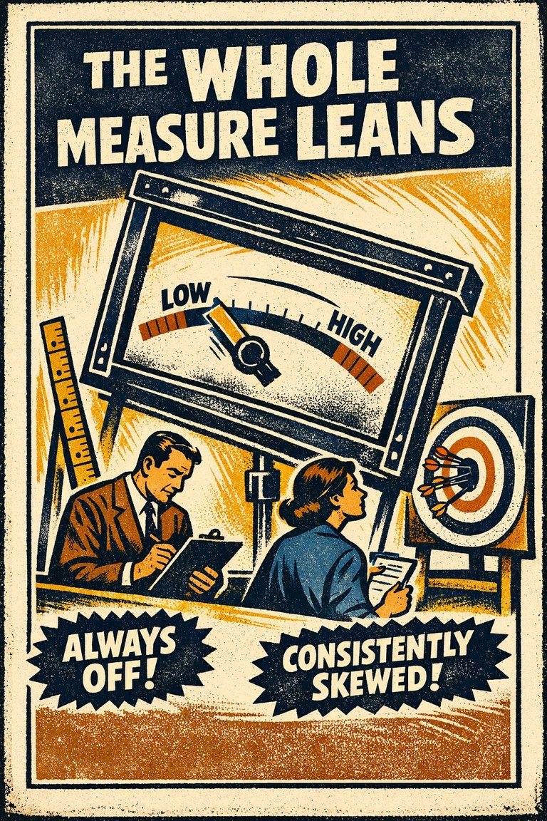 Poster illustration for Systematic bias